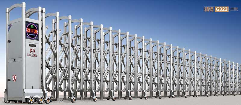 精钢G323（三排）伸缩门